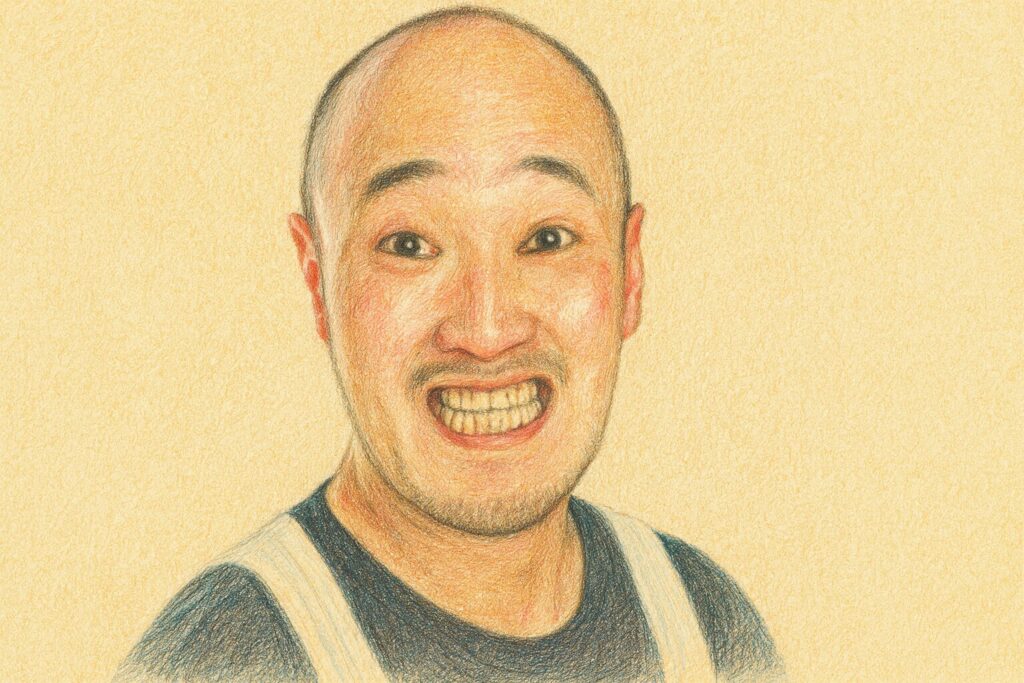 くまだまさしの笑顔